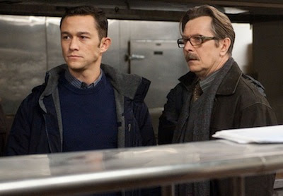 joseph gordon-levitt as john blake, gary oldman as commissioner gordon, The Dark Knight Rises, Directed by Christopher Nolan