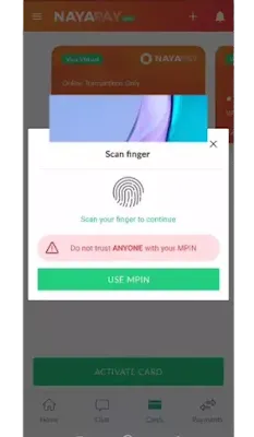 Add MPIN Number In Nayapay