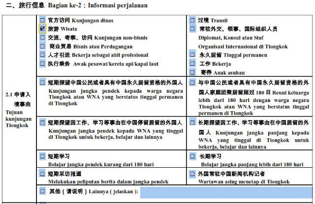 formulir visa china 2.1