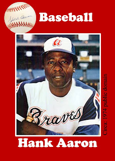 Baseball Card for Hank Aaron