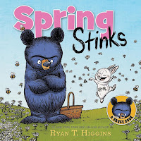 Image: Spring Stinks (A Little Bruce Book): A Little Bruce Book (Mother Bruce Series) | Hardcover – Picture Book | by Ryan Higgins (Author, Illustrator) | Publisher: Disney-Hyperion (January 5, 2021)