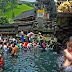 Visiting a very old Hindu temple(Pura Tirta Empul) on the island of Bali Indonesia.