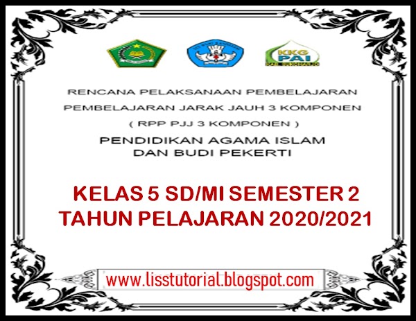 RPP Daring 1 Lembar PAI Dan BP Semester 2 Kelas 5 SD/MI Kurikulum 2013