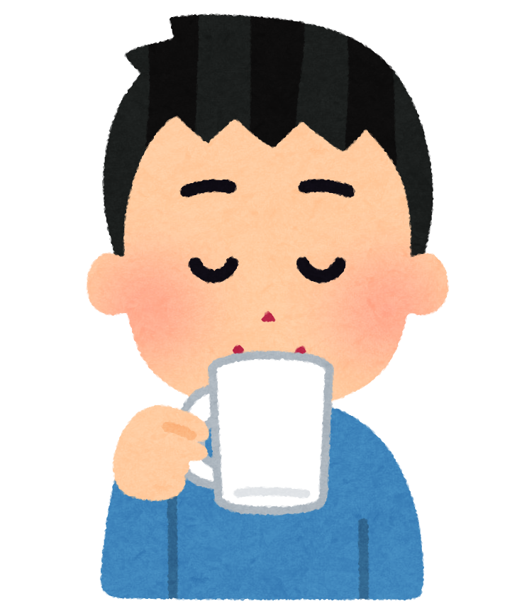 コーヒーを飲む人のイラスト 男性 かわいいフリー素材集 いらすとや