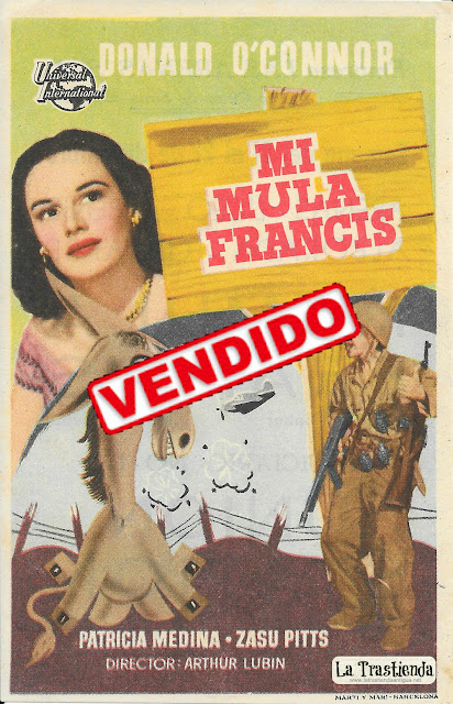 Mi Mula Francis - Programa de Cine - Donald O'Connor - Patricia Medina