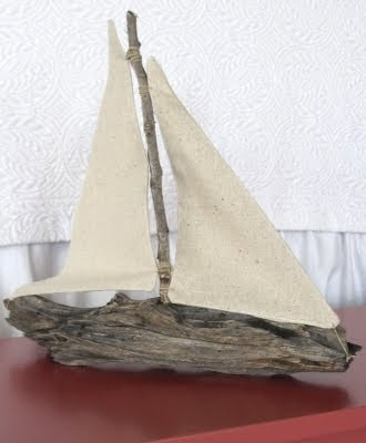 Wood Craft Idea for Beachcombers -16 Unique Driftwood Sailboats