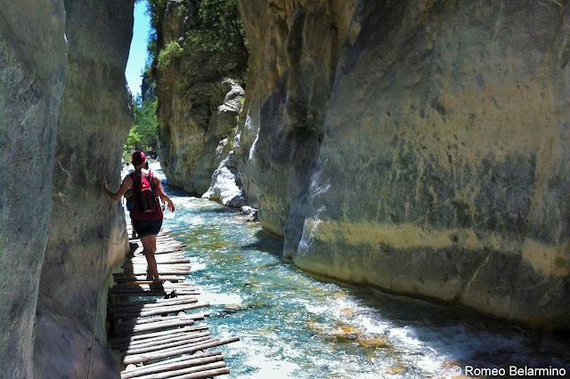 Wood Walkway Samaria Gorge Hike Crete Greece