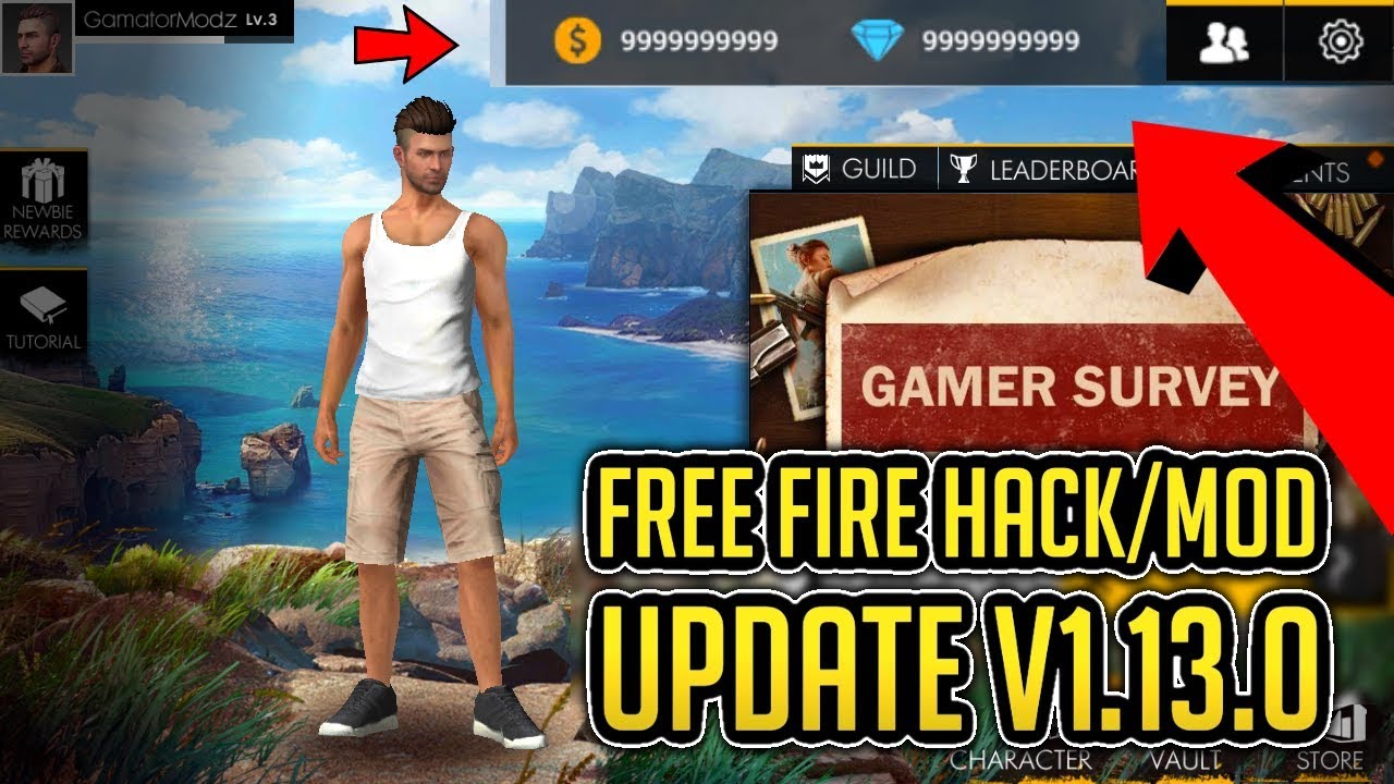 You Are Download Free Fire Hack Apk - Unlimited Diamonds And Coins Legits