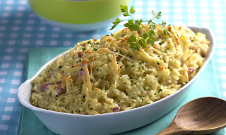 Arroz com Parmesão é boa indicação de receita Dia das Mães.