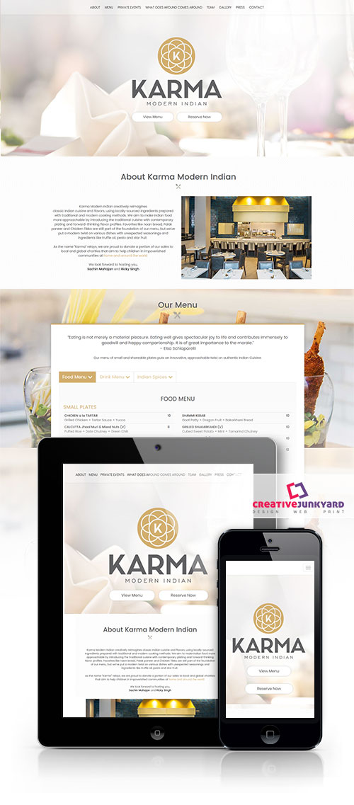 Restaurant Website Design