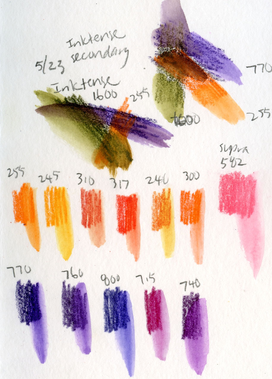 Fueled by Clouds & Coffee: Messing Around With Inktense Pan Paints