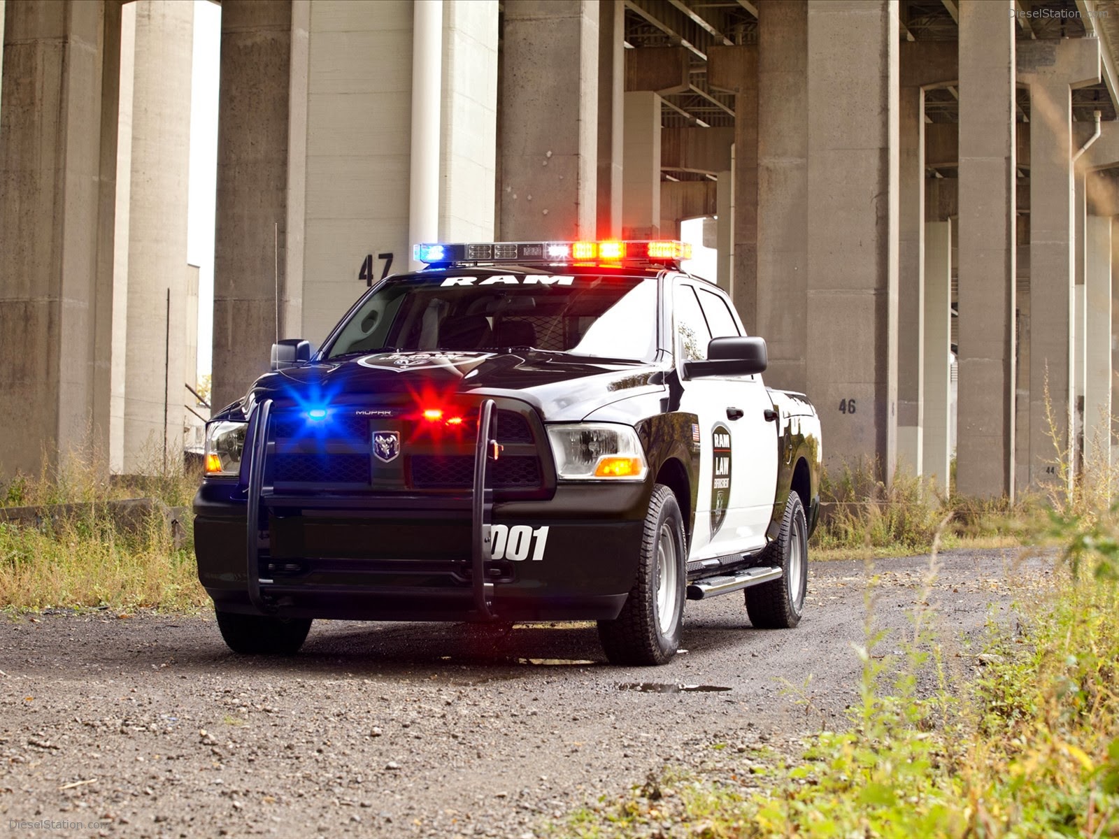 HD Wallpapers: Dodge Ram Police Truck 2012 Wallpapers