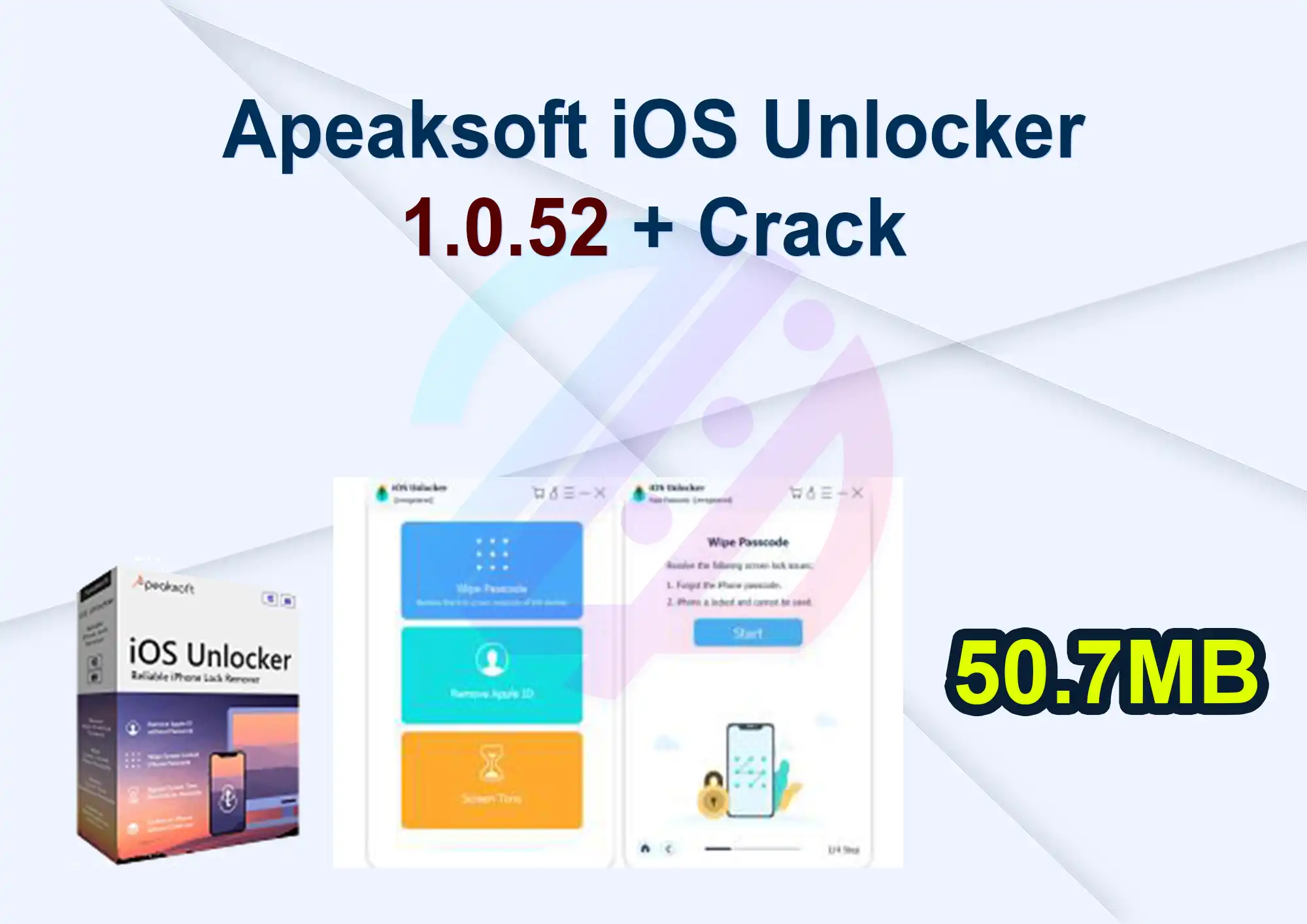 Apeaksoft iOS Unlocker 1.0.52 + Crack