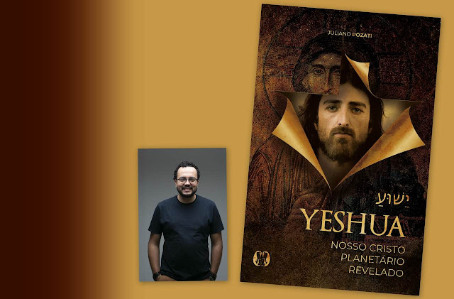 Autor Juliano Pozati e capa do livro "Yeshua"