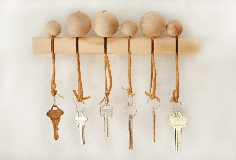 DIY Modern Wood Key Holder Tutorial