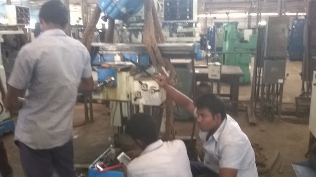 MECH MAINTENANCE MILLING MACHINE BREAKDOWN WORK GITI TRICHY