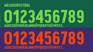 Werder Bremen Original Font 2017-18