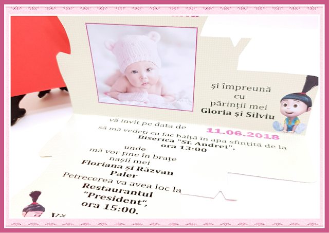 invitatii botez Baby Princess