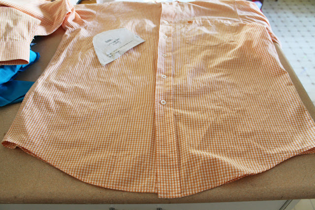 Wanderlust Dress free pattern & tutorial {Men's shirt refashion} - Size: 6months
