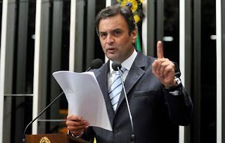 Aécio Neves, líder da oposição do Brasil