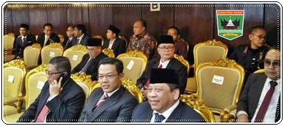 Wagub Sumbar Nasrul Abit Hadiri Pelantikan 3 Orang Wakil Ketua MPR RI