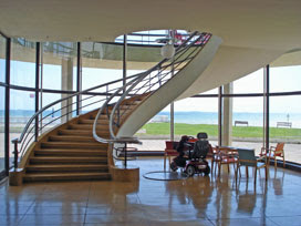 Southern staircase, De La Warr Pavilion