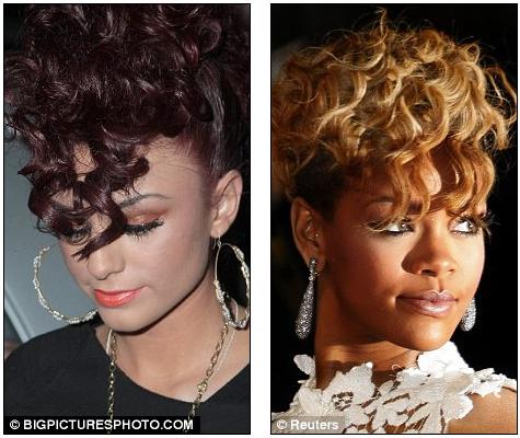 Red Hair Cuts 2010. rihanna hairstyles red hair.