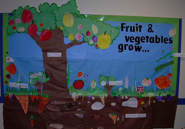 Sarah's First Grade Snippets: Plant bulletin board