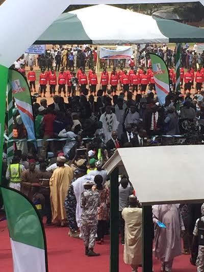 Pictures from Mallam El Rufai swearing in ceremony as Kaduna state Governor. 1