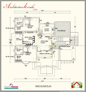 FOUR BEDROOM  HOUSE  PLAN  AND ELEVATION  ARCHITECTURE KERALA