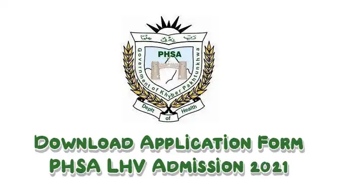 Get PHSA LHV Application Form Admission 2023