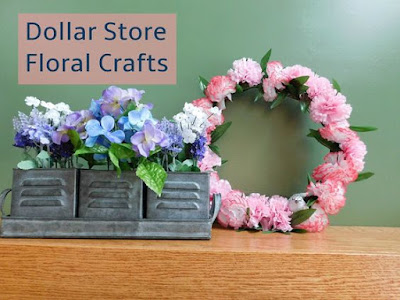 http://www.ourunschoolingjourney.com/2018/03/dollar-store-craft-challenge-using-fake.html