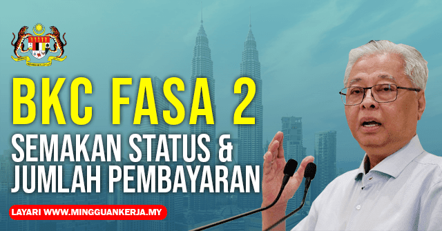 Untuk pengetahuan anda, pembayaran BKC akan dibuat dalam 3 fasa. Fasa 1 telah mula disalurkan bermula pada 6 September yang lalu. Fasa 2 dan Fasa 3 masing-masing akan disalurkan pada bulan November dan Disember tahun ini.