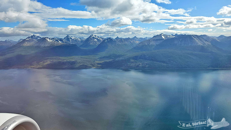 A Cordilheira dos Andes em Ushuaia