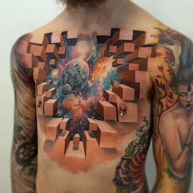 tatuaje del espacio