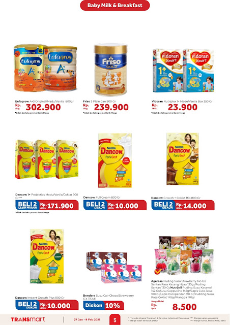 Katalog Promo Transmart Carrefour 27 Januari 2021 hingga 9 Pebruari 2021