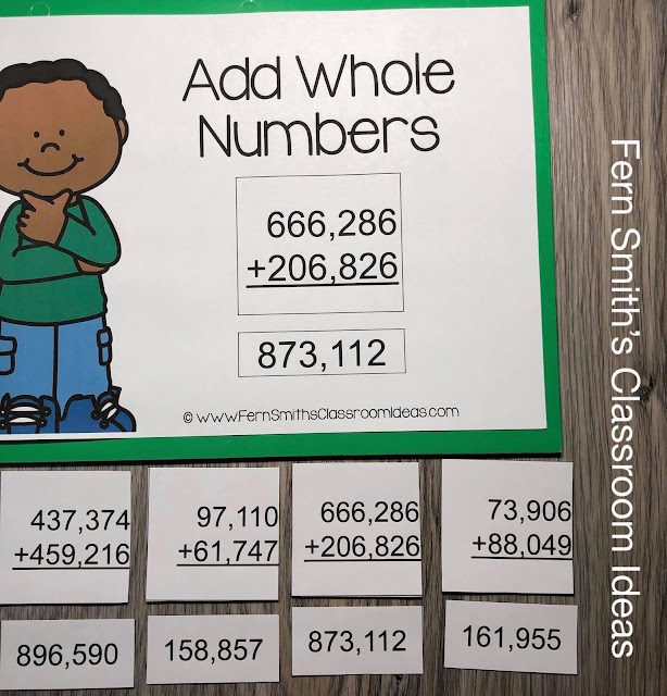 Click Here to Learn More About My Discounted 4th Grade Place Value, Addition & Subtraction BIG Bundles To USE in Your Math Centers Today!