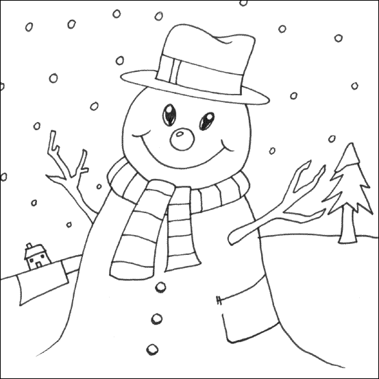Blank Coloring Pages 7
