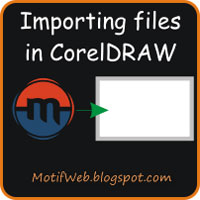 importing files in coreldraw