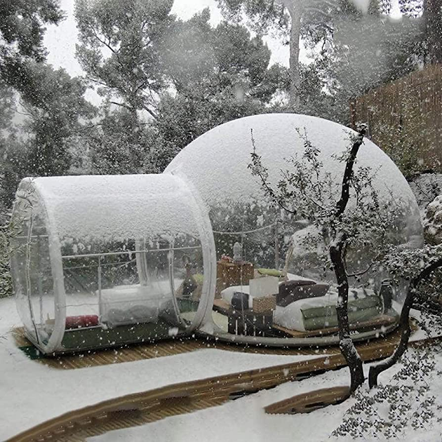 clear bubble tent