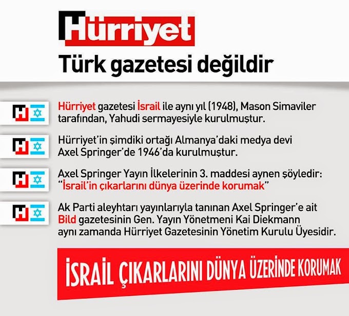 Hürriyet Türk Gazetesi Değildir!