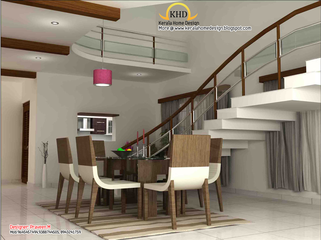3D rendering concept of interior designs - Kerala home ...