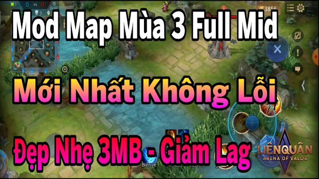 Hướng Dẫn Giảm Lag Liên Quân Bằng File Map Fix Lag Mùa 3 Siêu Mượt Siêu Nhẹ Full Mid | HQT CHANNEL