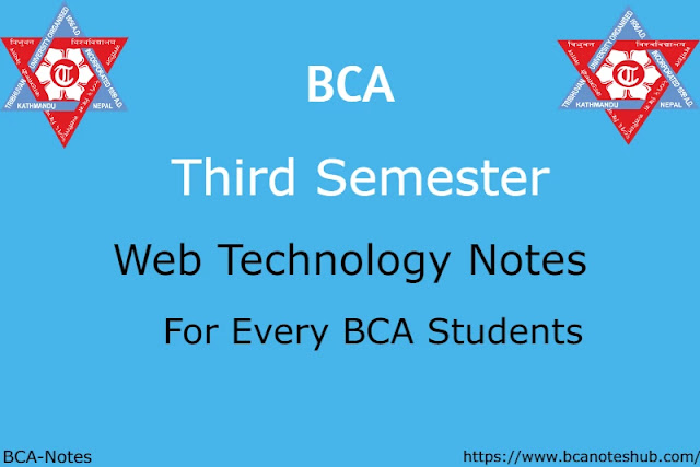 BCA Third Semester Web Technology Notes Basic HTML