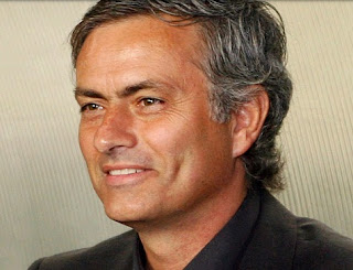 Mourinho smiling. Image of Real Madrid website