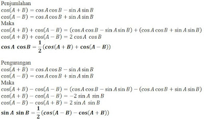 Perkalian Sinus dan Cosinus