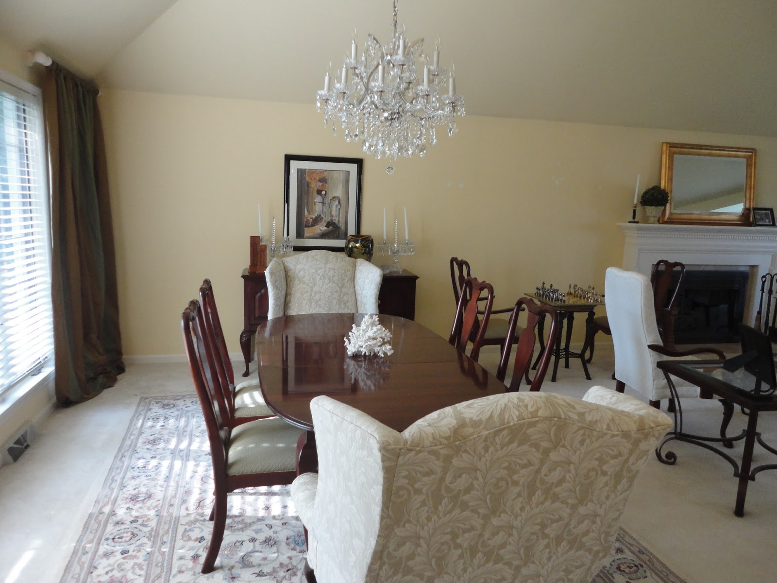 Carnoustie Lane Dining Room Redesign With Trestle Table