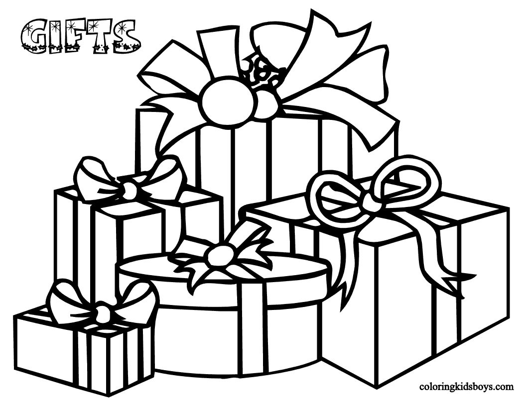 Free Holiday Coloring Pages 7