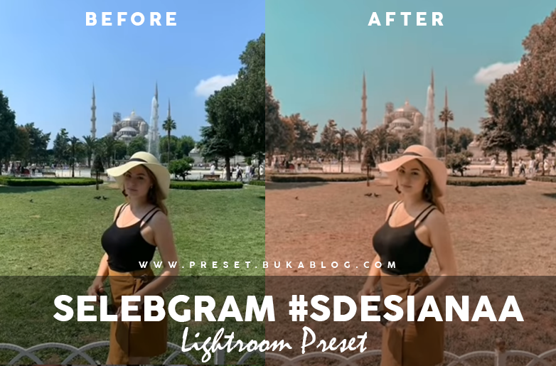 Before After Using @Sdesianaa Lightroom Preset