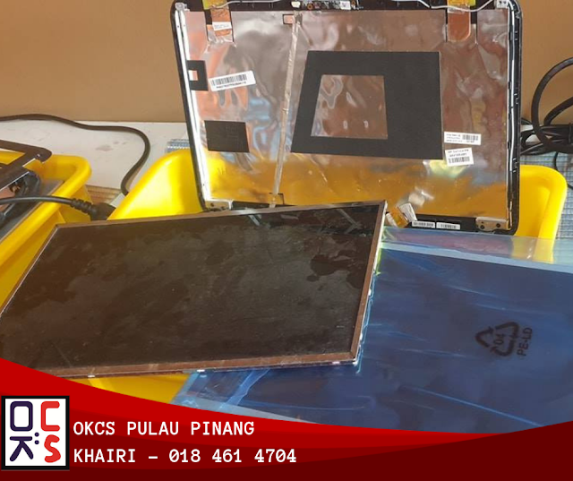 SOLVED : KEDAI REPAIR LAPTOP OKCS PULAU PINANG | MASALAH SCREEN CRACK LAPTOP HP G4 - 2007TX       